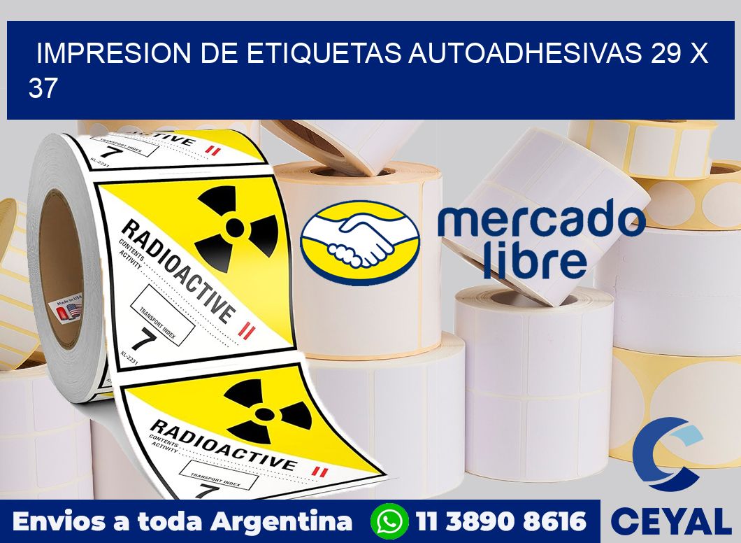 impresion de etiquetas autoadhesivas 29 x 37