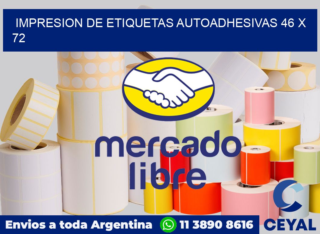 impresion de etiquetas autoadhesivas 46 x 72