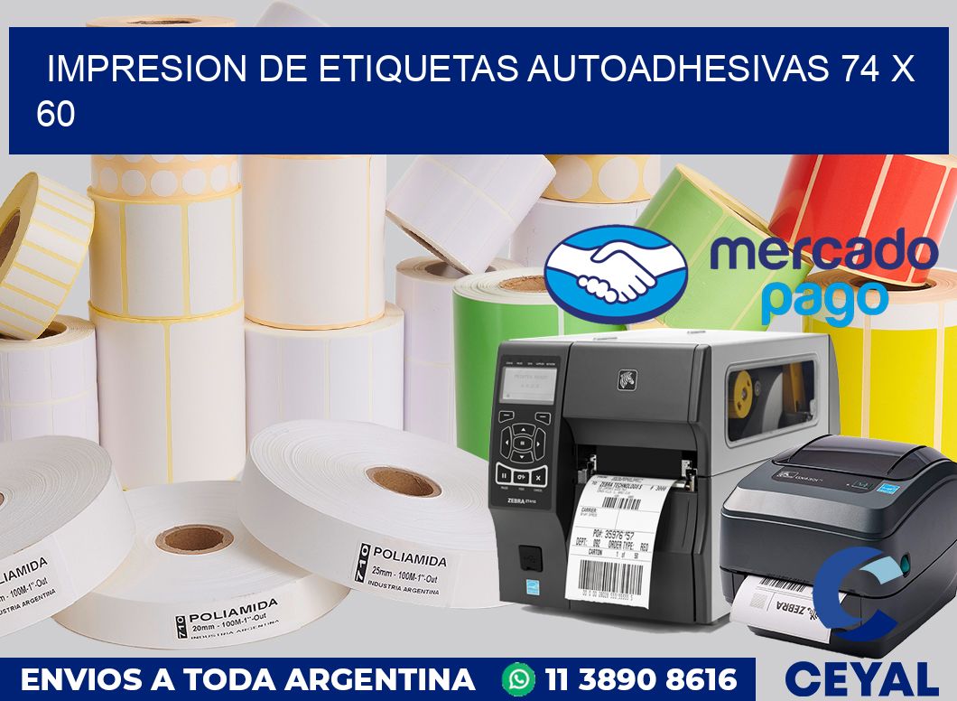 impresion de etiquetas autoadhesivas 74 x 60