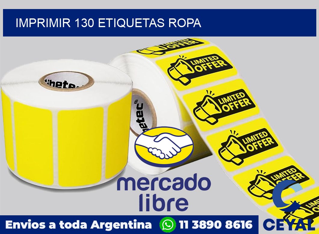 imprimir 130 etiquetas ropa
