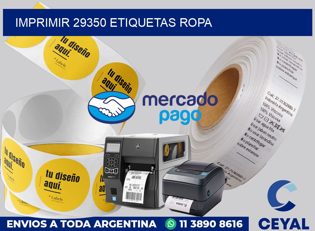 imprimir 29350 etiquetas ropa