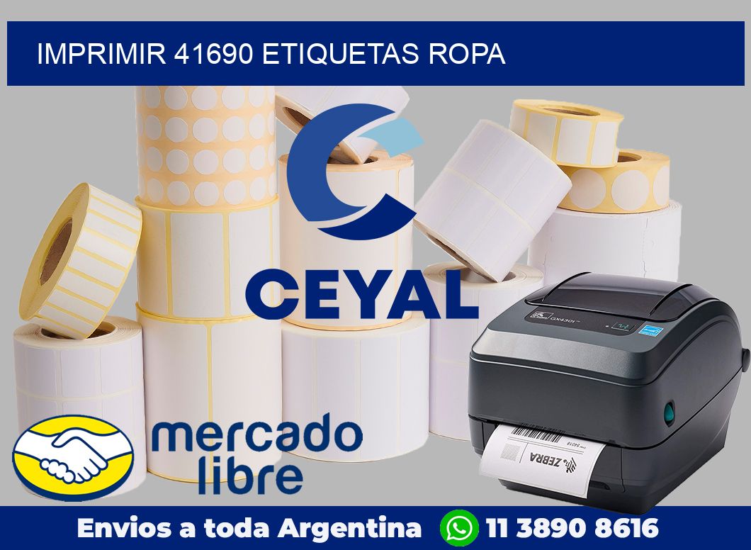 imprimir 41690 etiquetas ropa