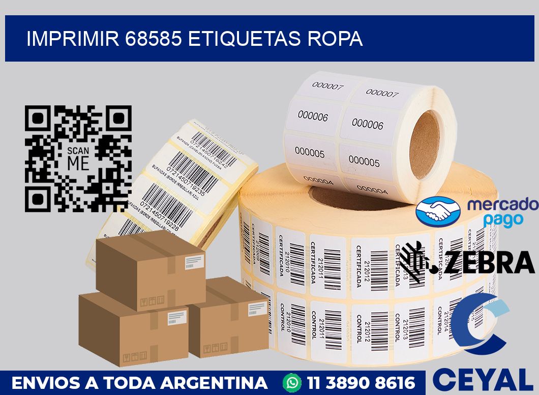 imprimir 68585 etiquetas ropa