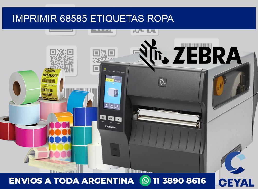 imprimir 68585 etiquetas ropa