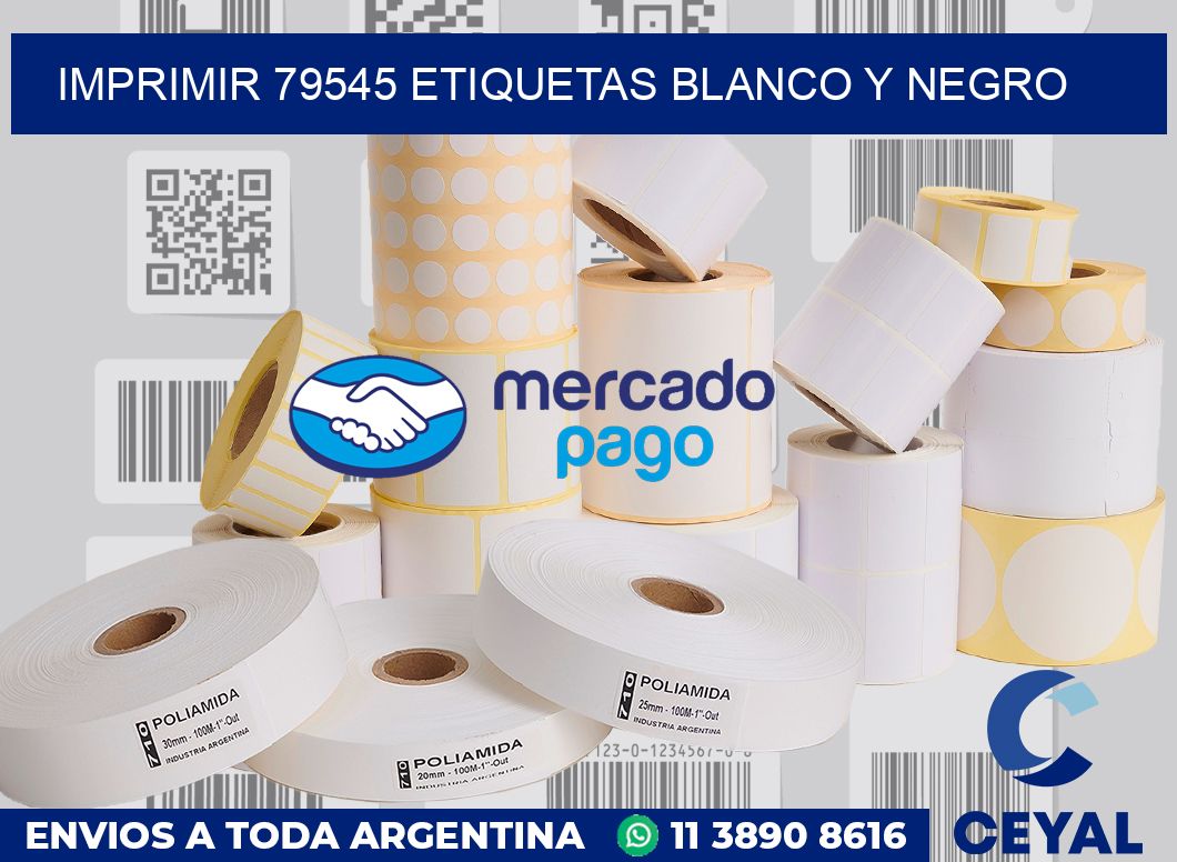 imprimir 79545 etiquetas blanco y negro