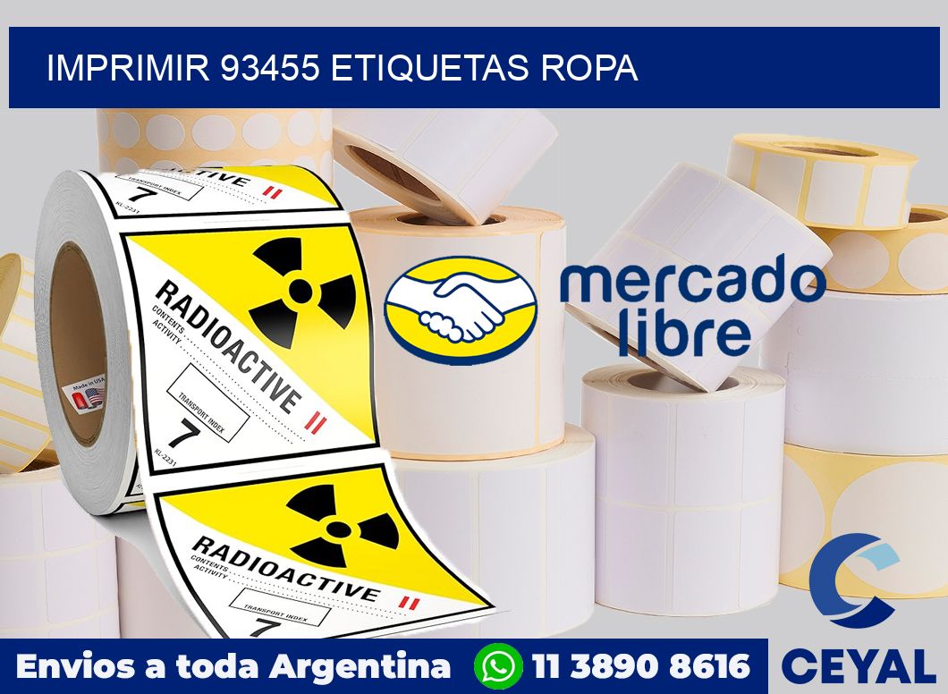 imprimir 93455 etiquetas ropa