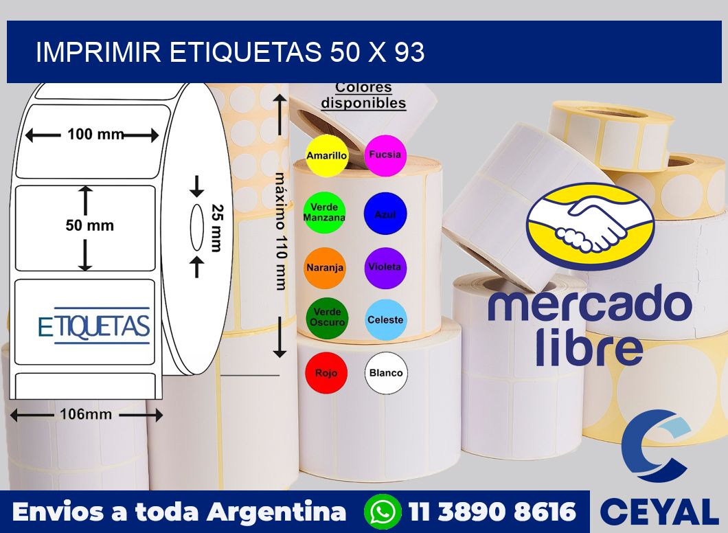 imprimir etiquetas 50 x 93
