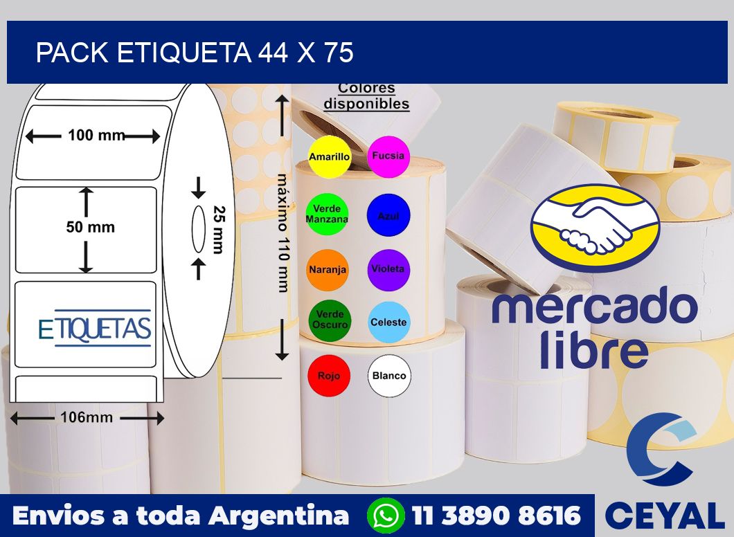 pack etiqueta 44 x 75