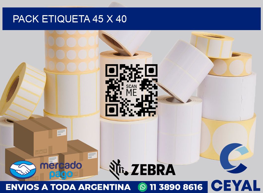 pack etiqueta 45 x 40