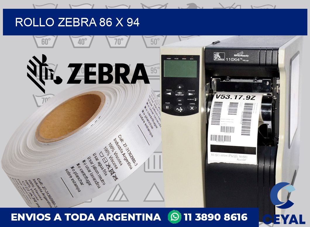 rollo zebra 86 x 94