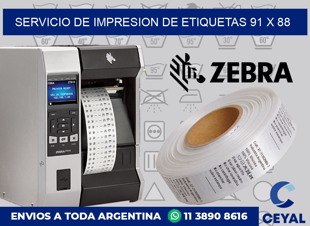 servicio de impresion de etiquetas 91 x 88