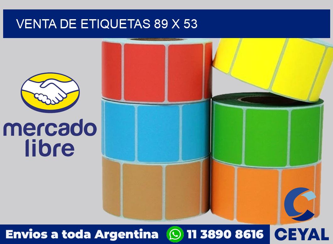 venta de etiquetas 89 x 53