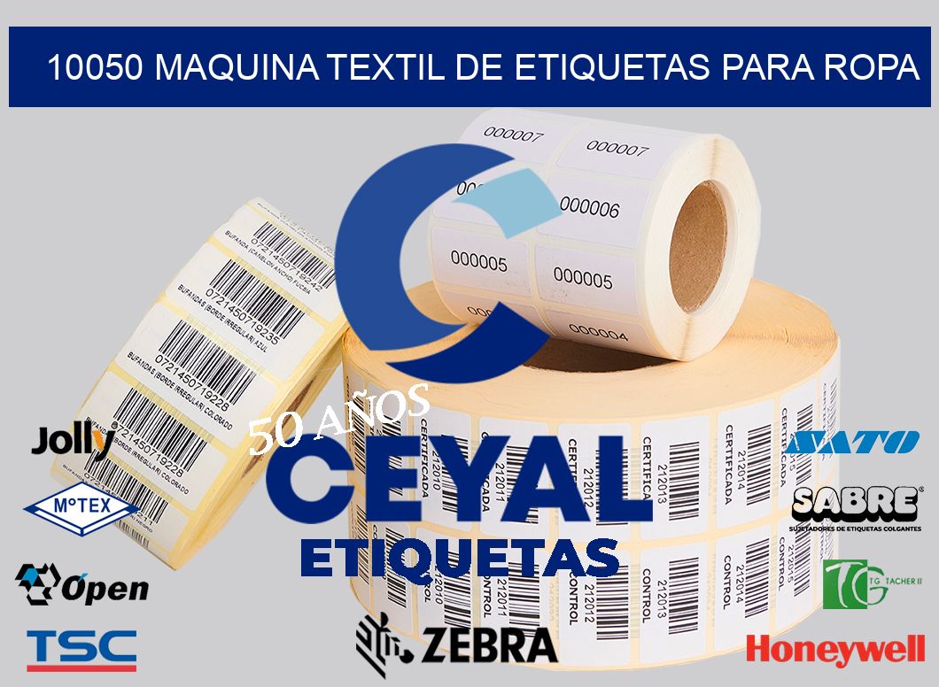 10050 MAQUINA TEXTIL DE ETIQUETAS PARA ROPA
