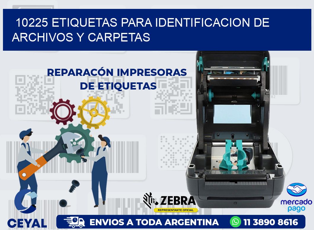 10225 ETIQUETAS PARA IDENTIFICACION DE ARCHIVOS Y CARPETAS