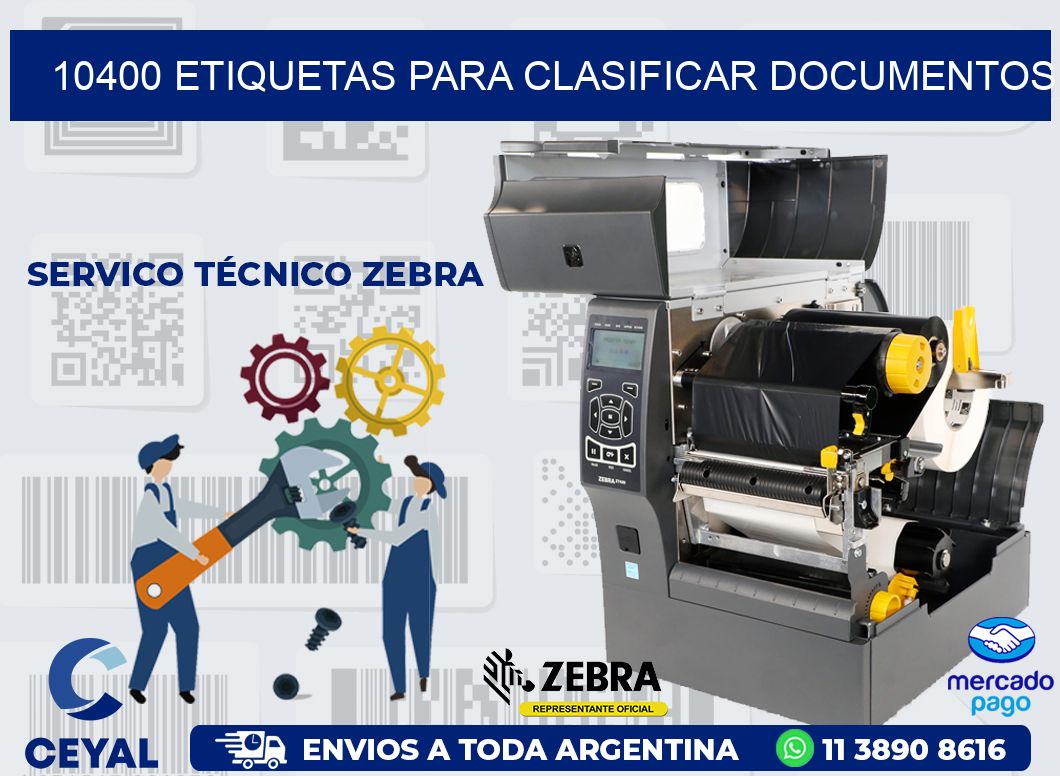 10400 ETIQUETAS PARA CLASIFICAR DOCUMENTOS