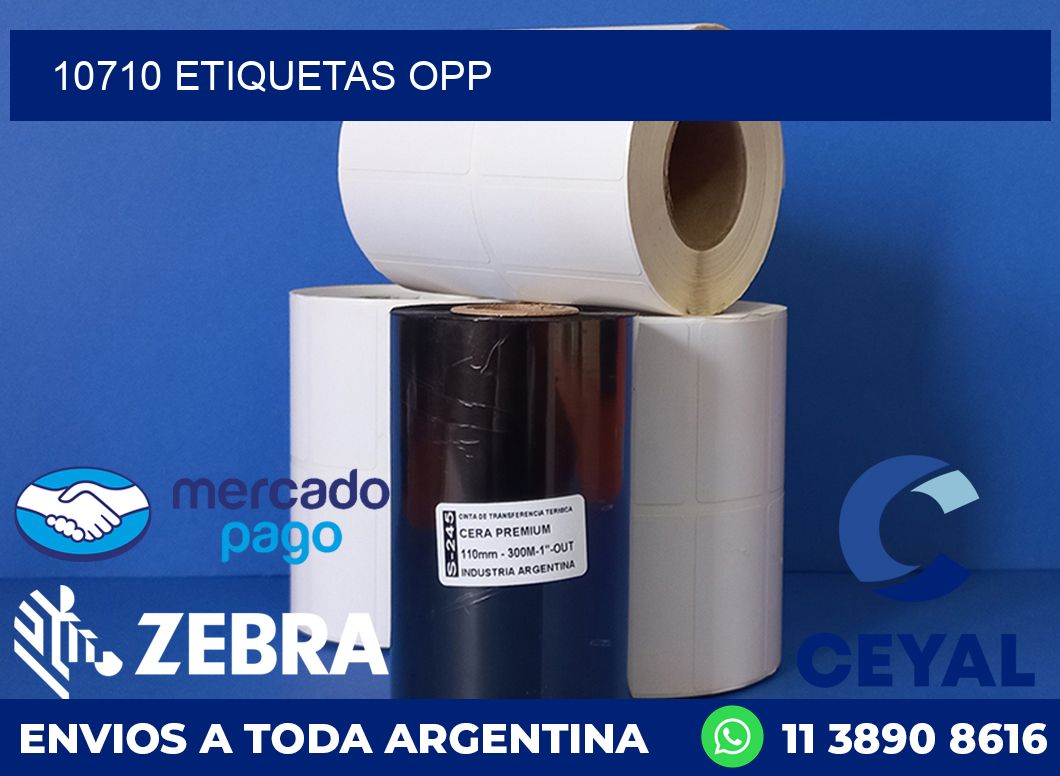 10710 ETIQUETAS OPP