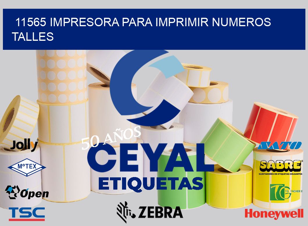 11565 IMPRESORA PARA IMPRIMIR NUMEROS TALLES