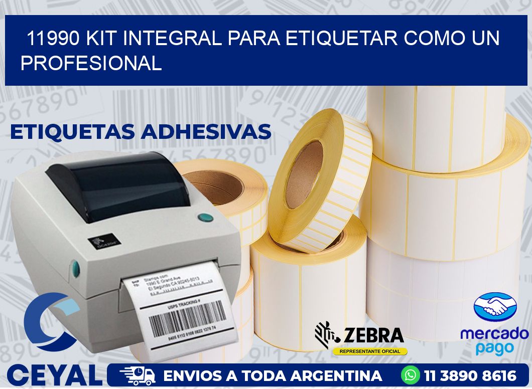 11990 KIT INTEGRAL PARA ETIQUETAR COMO UN PROFESIONAL