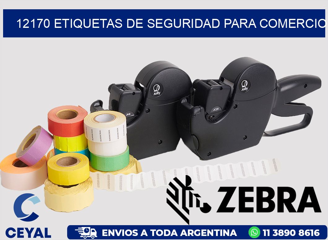 12170 ETIQUETAS DE SEGURIDAD PARA COMERCIO