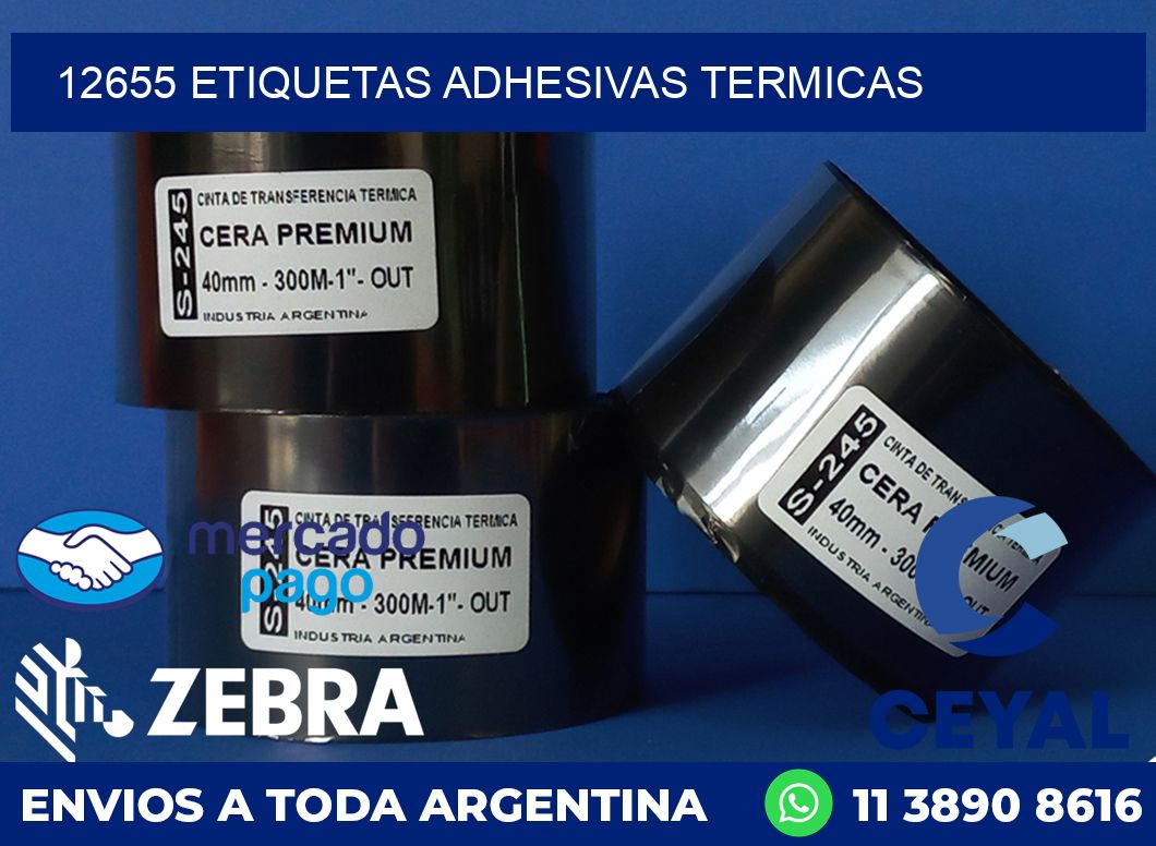 12655 ETIQUETAS ADHESIVAS TERMICAS