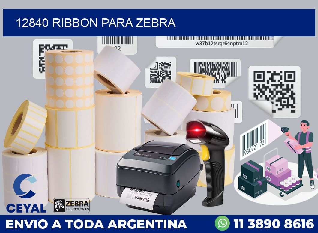 12840 RIBBON PARA ZEBRA