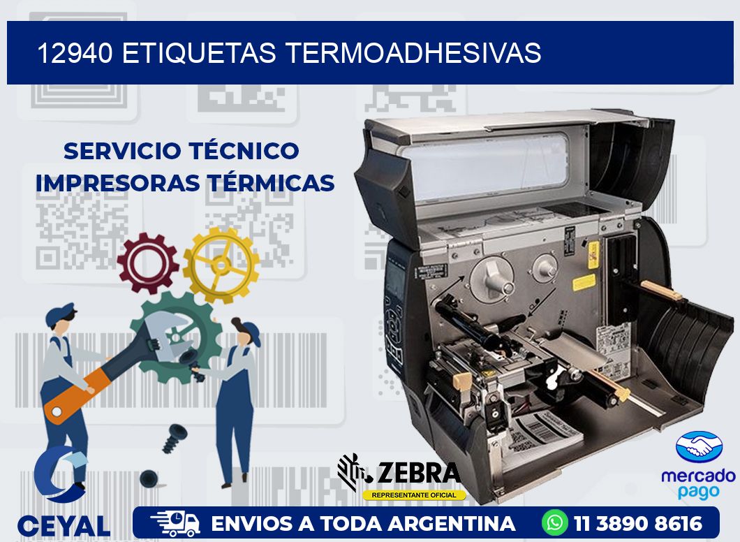 12940 ETIQUETAS TERMOADHESIVAS