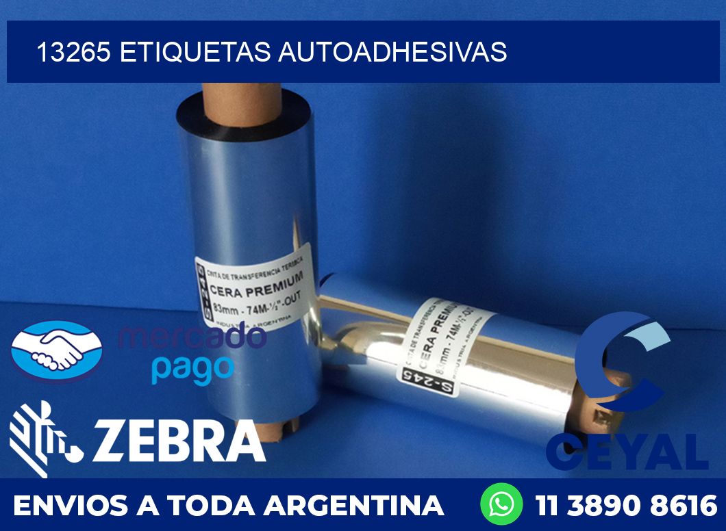 13265 ETIQUETAS AUTOADHESIVAS