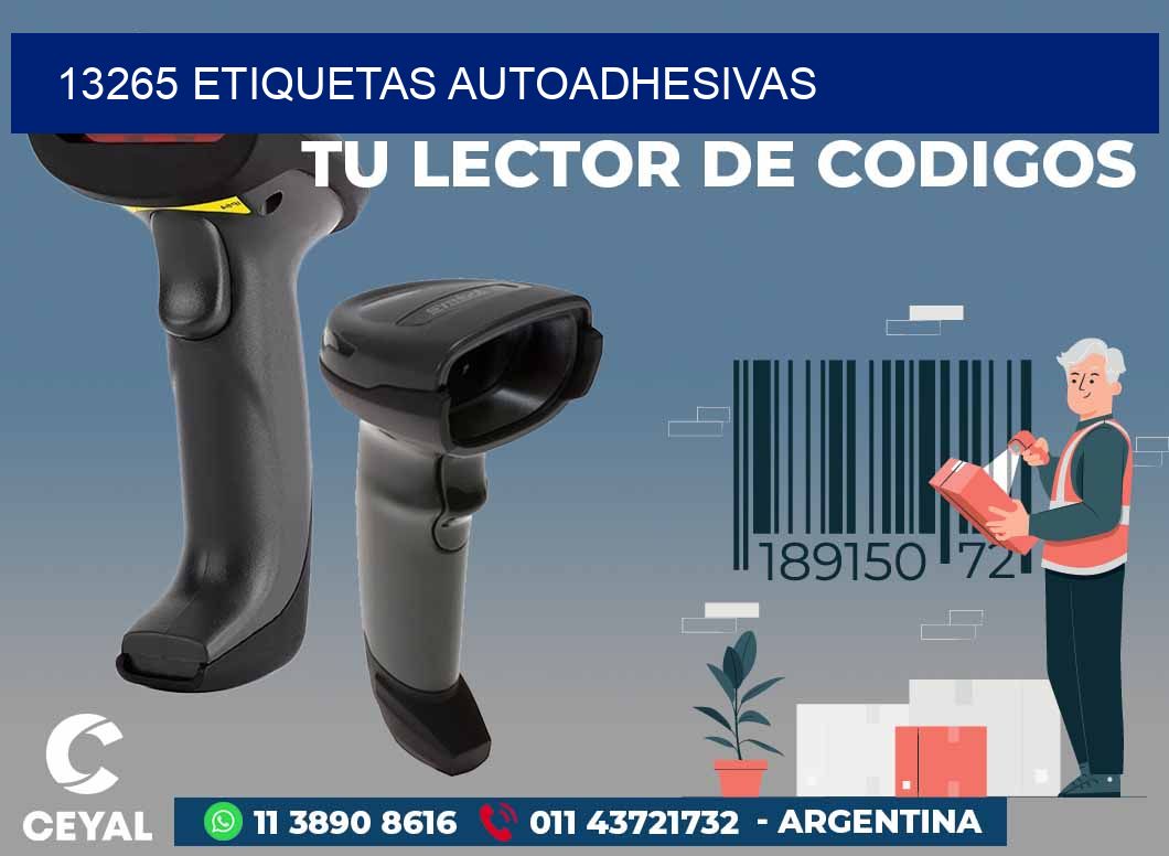 13265 ETIQUETAS AUTOADHESIVAS