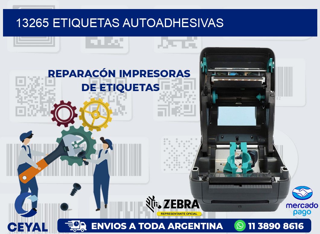 13265 ETIQUETAS AUTOADHESIVAS