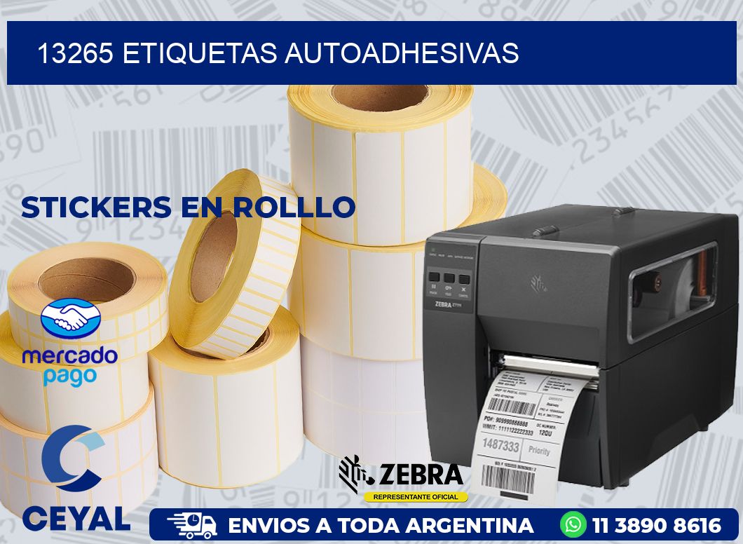 13265 ETIQUETAS AUTOADHESIVAS