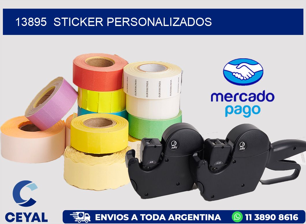 13895 sticker personalizados