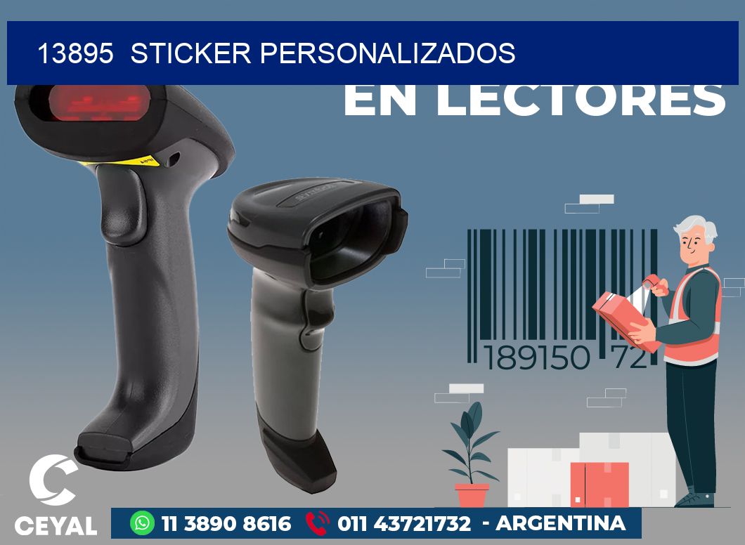 13895 sticker personalizados