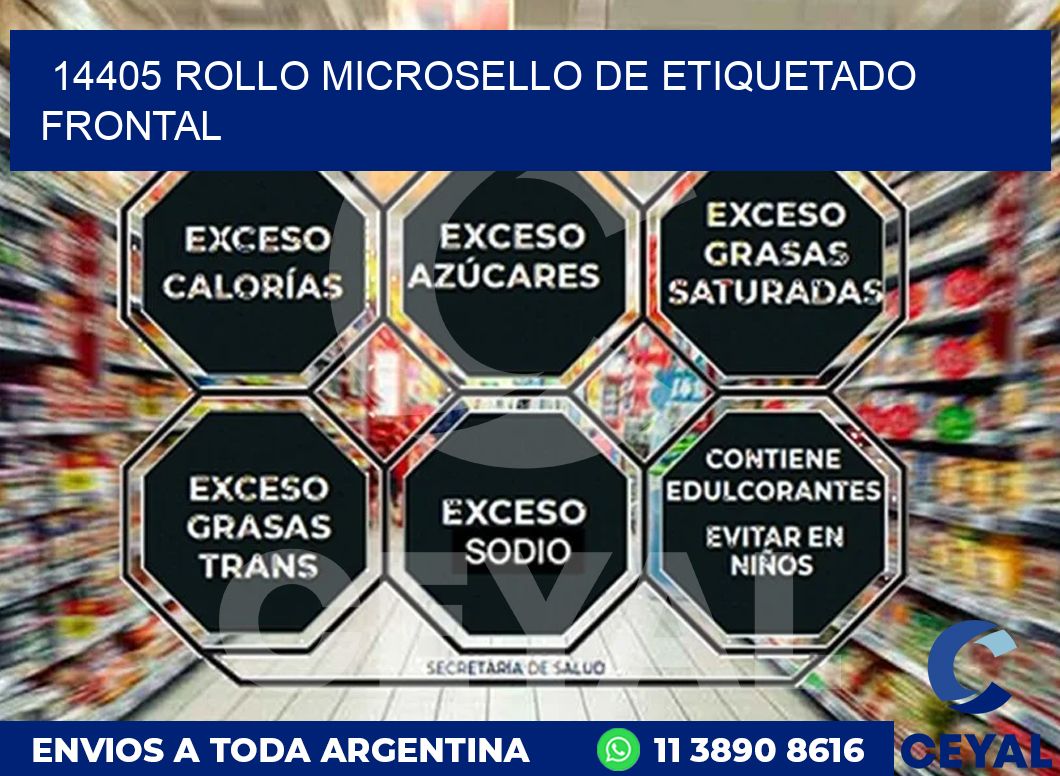 14405 ROLLO MICROSELLO DE ETIQUETADO FRONTAL