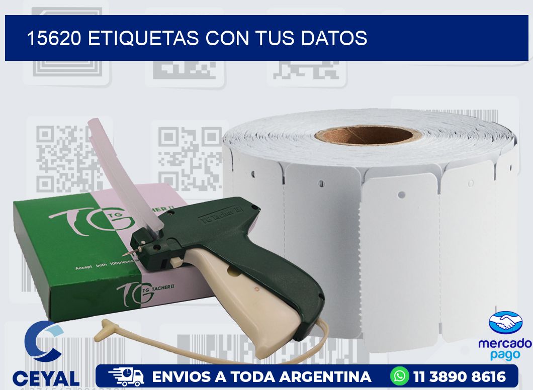 15620 ETIQUETAS CON TUS DATOS