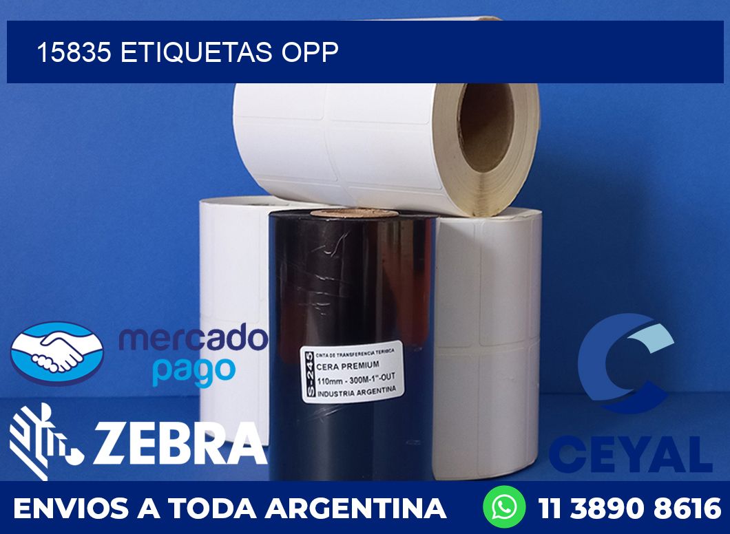 15835 ETIQUETAS OPP