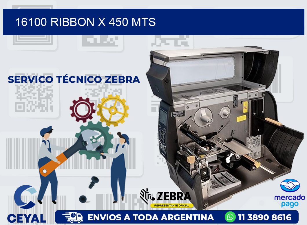 16100 RIBBON X 450 MTS