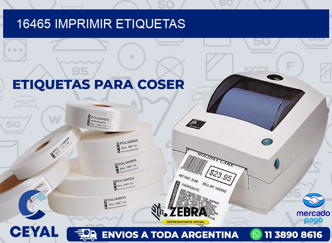 16465 IMPRIMIR ETIQUETAS