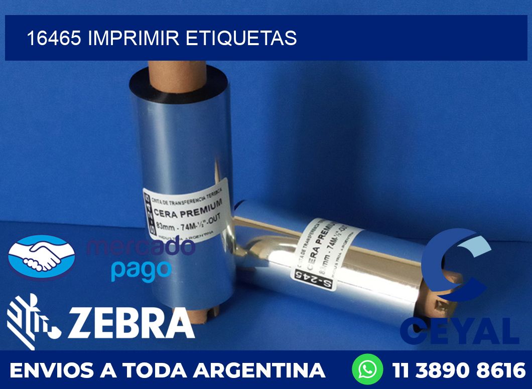 16465 IMPRIMIR ETIQUETAS