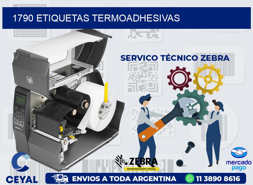 1790 ETIQUETAS TERMOADHESIVAS