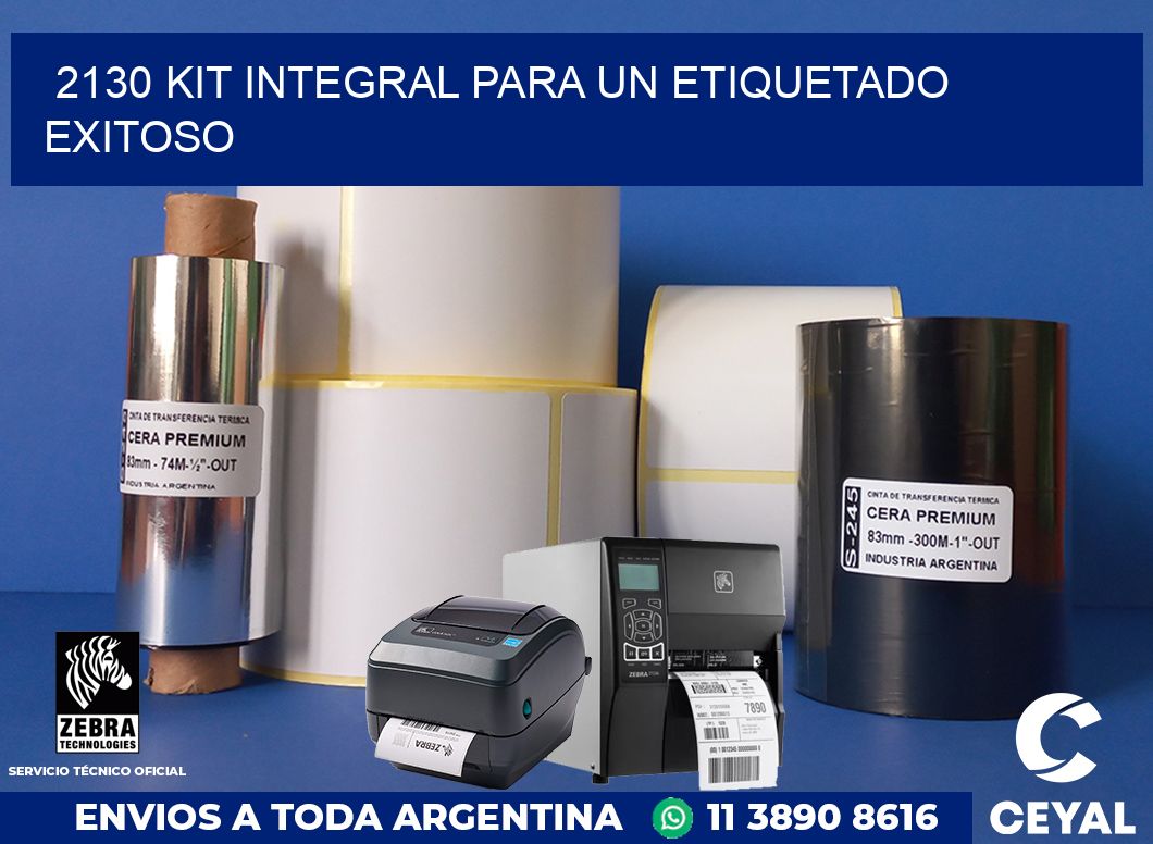2130 KIT INTEGRAL PARA UN ETIQUETADO EXITOSO