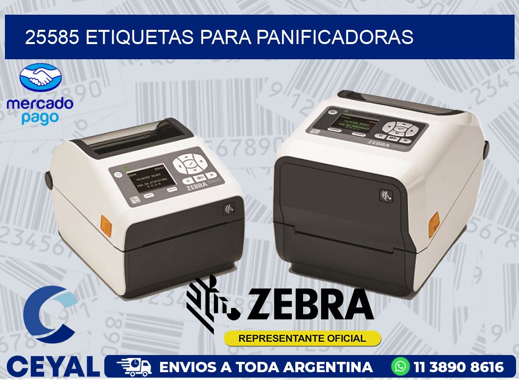 25585 ETIQUETAS PARA PANIFICADORAS