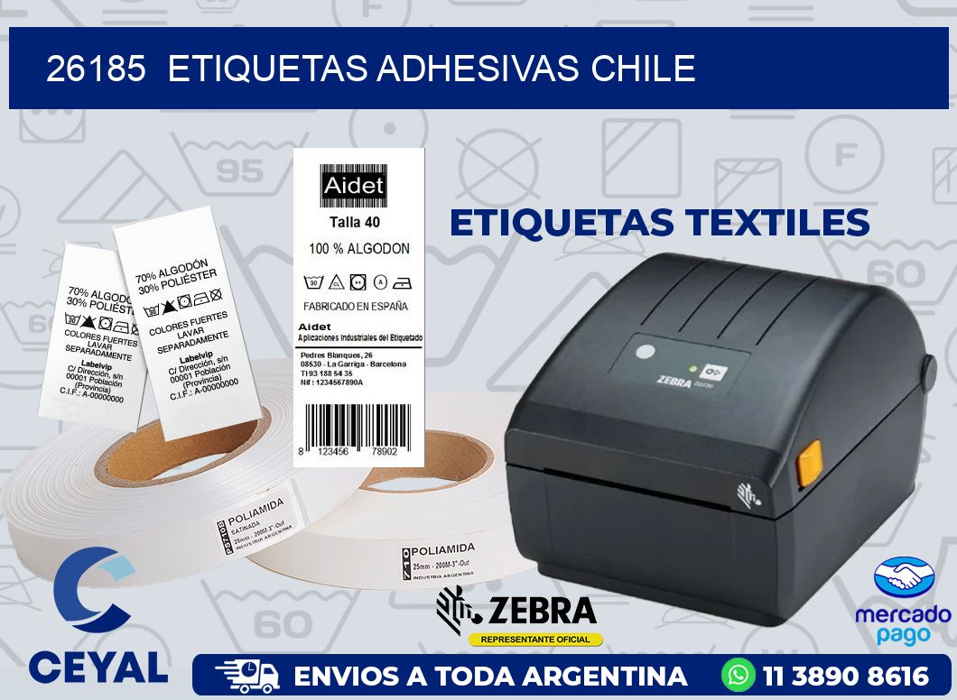 26185 ETIQUETAS ADHESIVAS CHILE