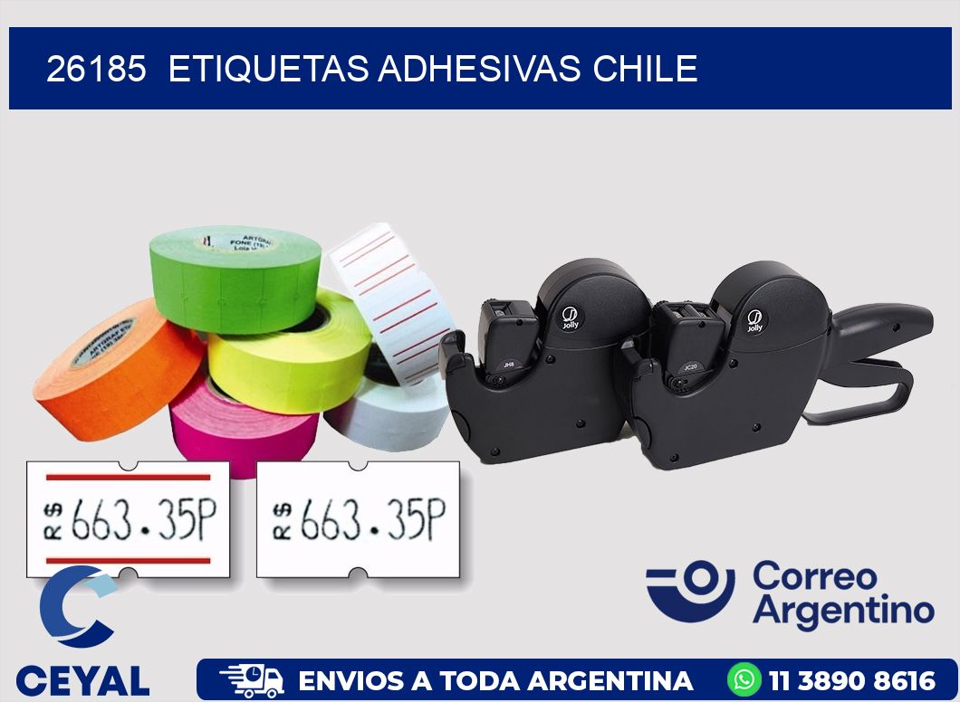 26185 ETIQUETAS ADHESIVAS CHILE