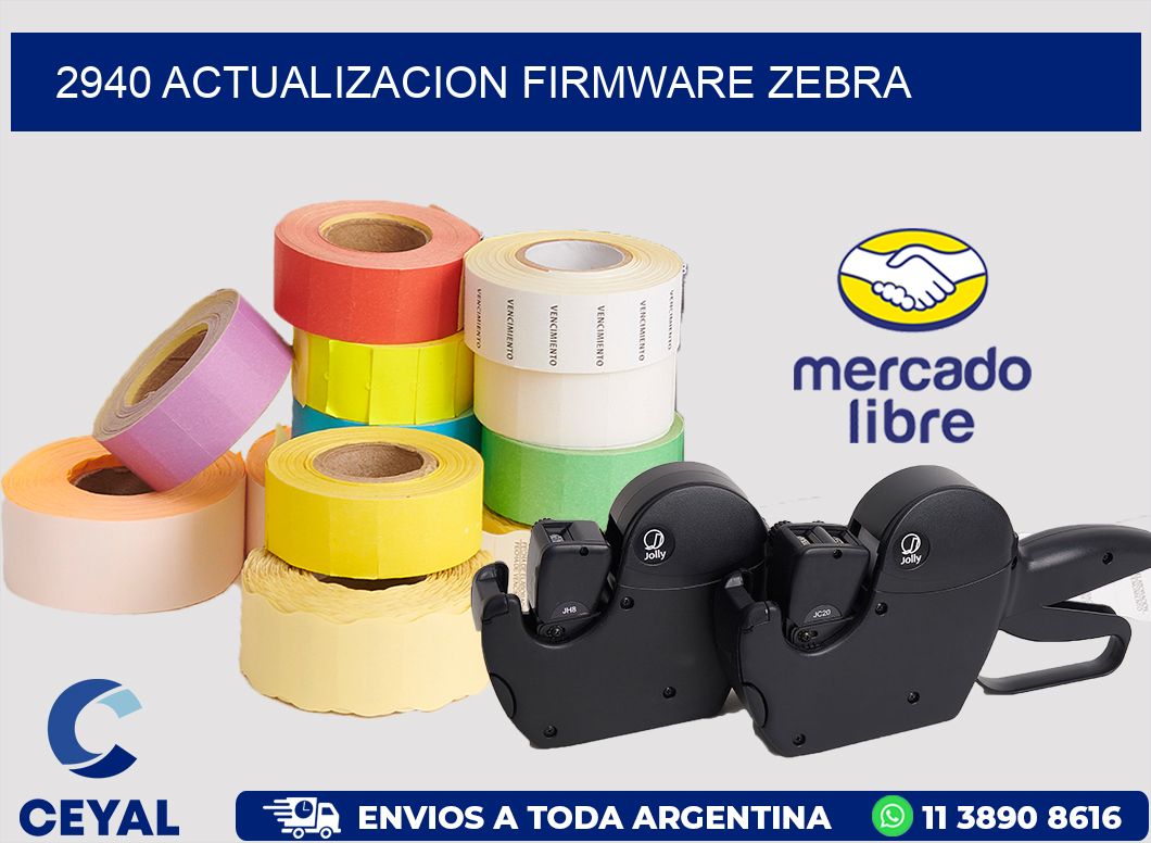 2940 ACTUALIZACION FIRMWARE ZEBRA
