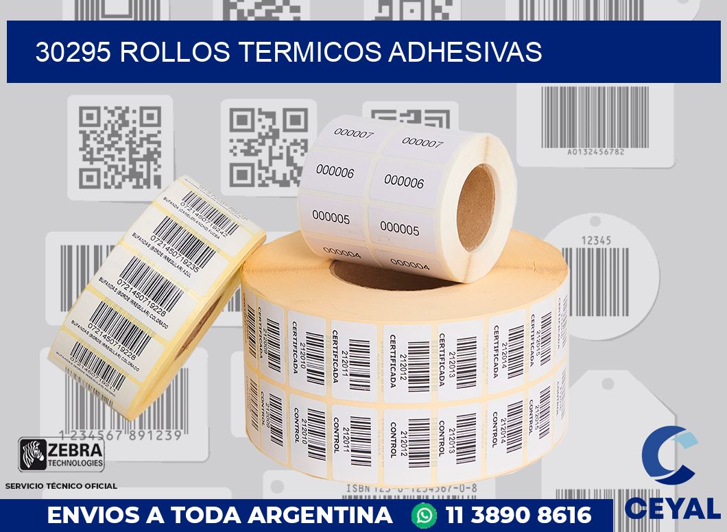 30295 ROLLOS TERMICOS ADHESIVAS