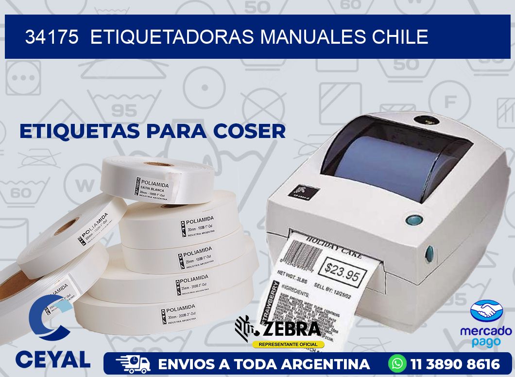 34175  ETIQUETADORAS MANUALES CHILE