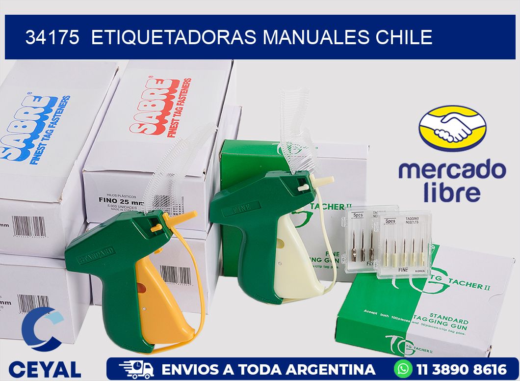 34175  ETIQUETADORAS MANUALES CHILE