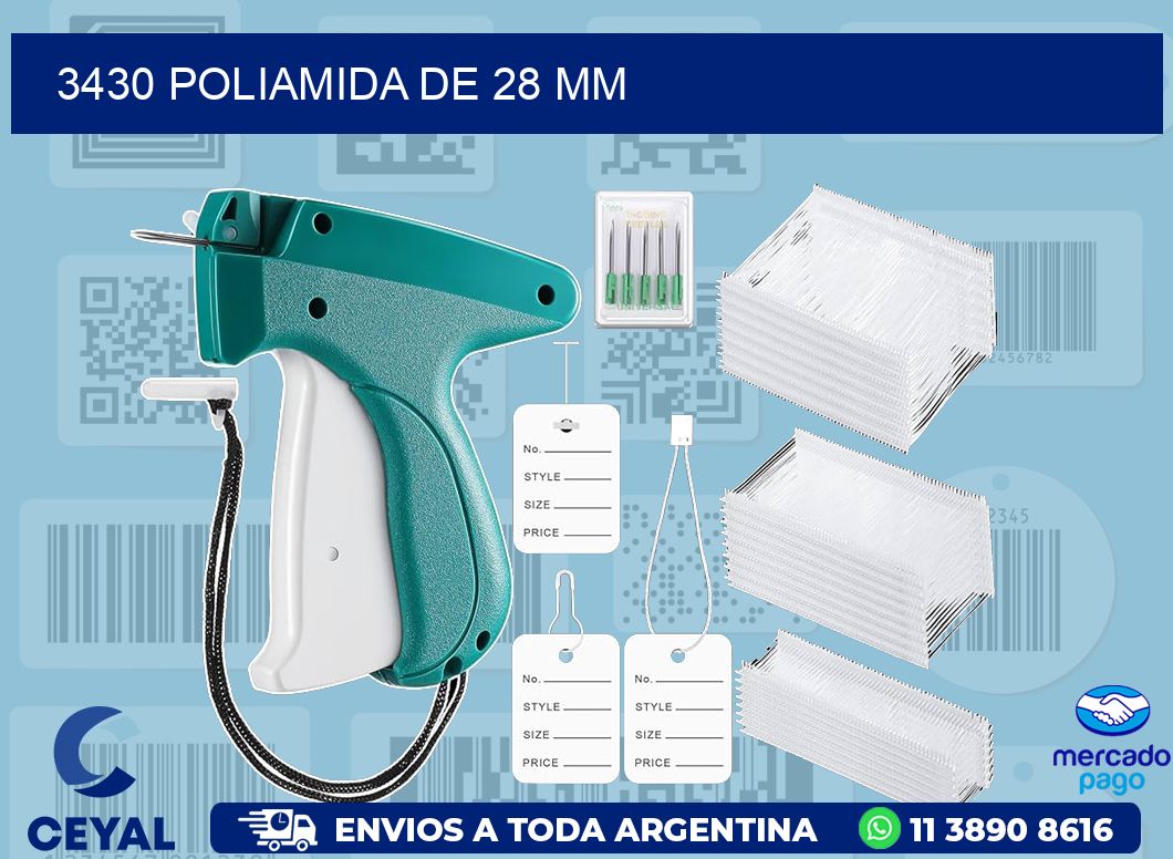 3430 POLIAMIDA DE 28 MM