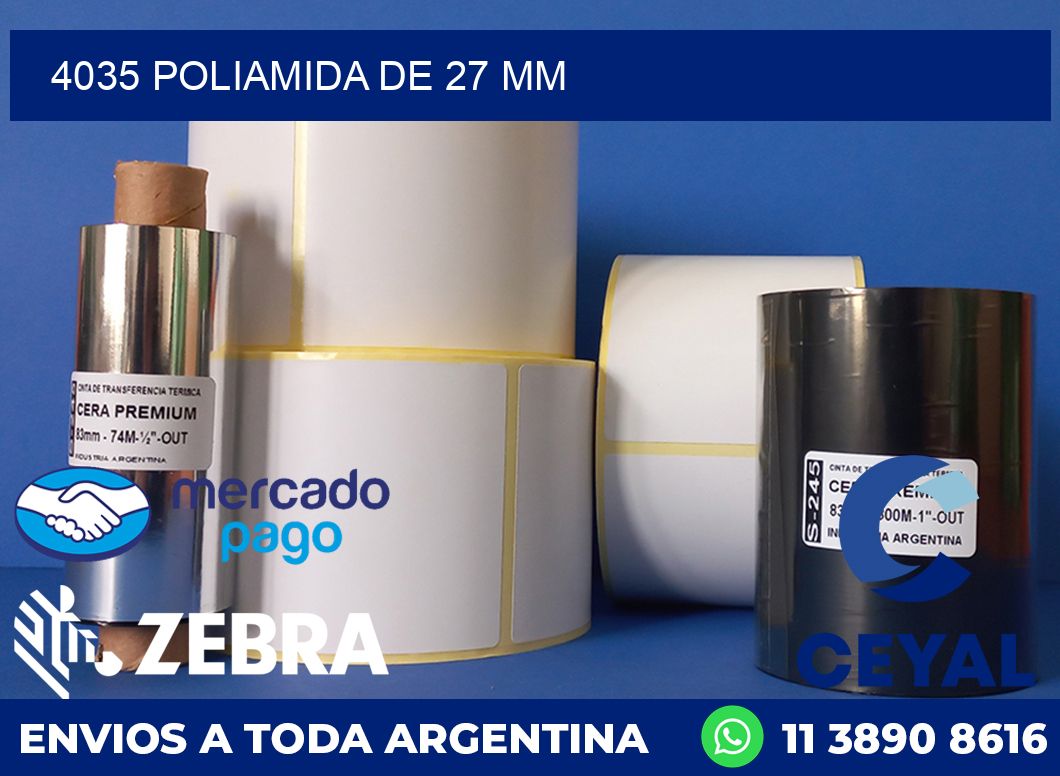 4035 POLIAMIDA DE 27 MM