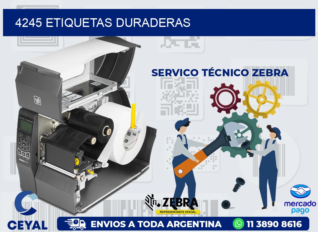 4245 ETIQUETAS DURADERAS